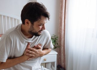 Chest pain and cardiac inflammation