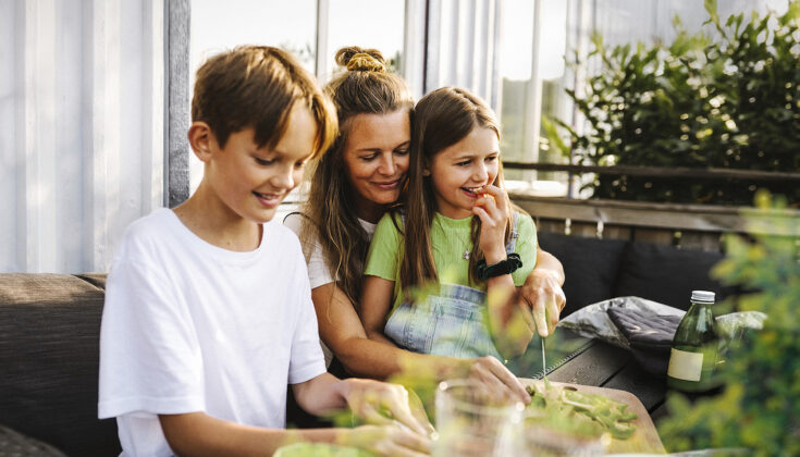 Family enjoying time together outdoors, highlighting the importance of Flucelvax Quad vaccination to protect loved ones during flu season