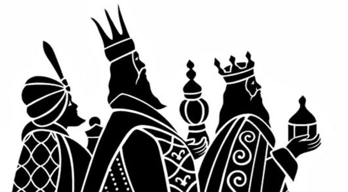 Frankincense: scent & sound of season but promises more Monochrome illustration of three kings, representing the historical and cultural context of frankincense used in seasonal rituals and aromatherapy