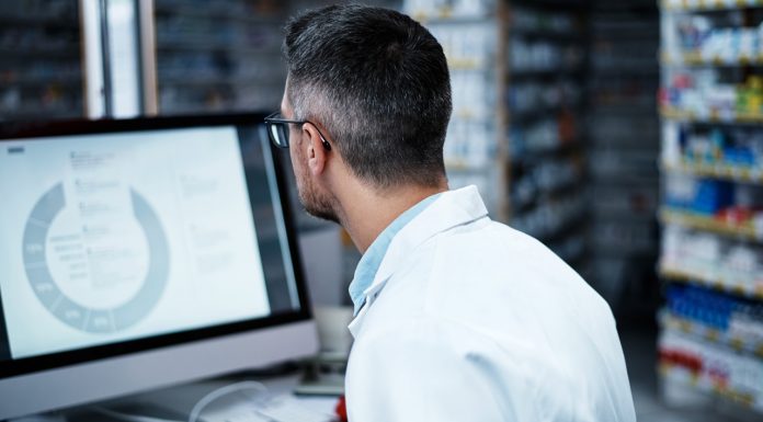 NT pharmacists leading the way in My Health Record uptake pharmacist using a computer