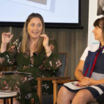 Highlights from the NSW/ACT Annual Therapeutic Update Pharmacist and federal MP Emma McBride MPS (left) with PSA NSW Branch President Chelsea Felkai MPS during a panel discussion.