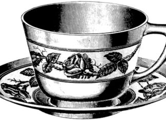 Sarsaparilla: show but limited go Vintage silver sarsaparilla cup and saucer with floral design.