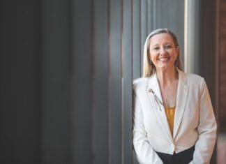 How to grow our Aboriginal and Torres Strait Islander pharmacist workforce Aboriginal pharmacist workforce member, Professor Faye McMillian MPS smiling confidently indoors