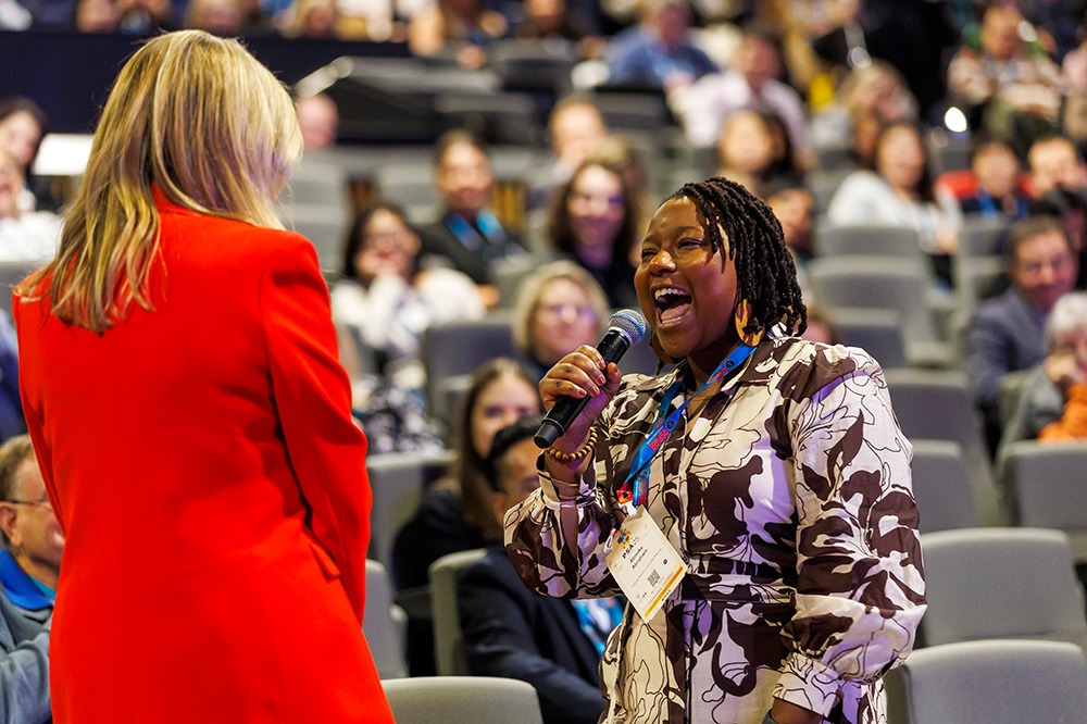 Speaker engaging audience at PSA’s most successful conference
