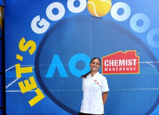 Pharmacy on centre court Australian Open