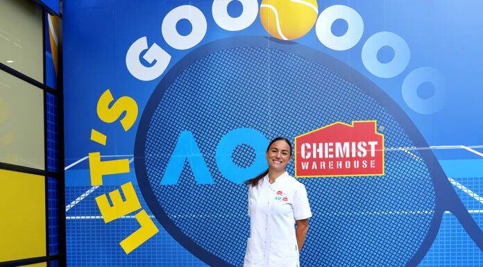 Pharmacy on centre court Australian Open