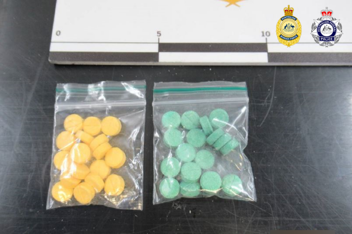 Metonitazene tablets seized by the Australian Federal Police