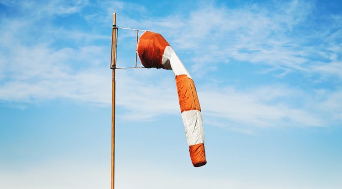 deflated wind sock