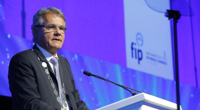 FIP President Dominique Jordan