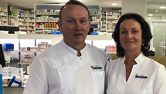 Kate and Michael Knynenburg MPS are celebrating 25 years at their pharmacy.