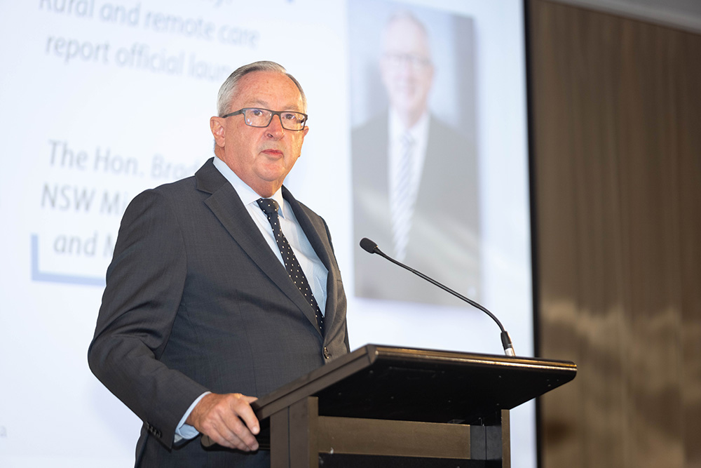 NSW Minister for Health Brad Hazzard