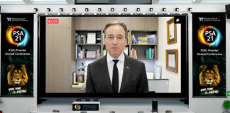 Federal Minister for Health and Aged Care Greg Hunt presenting at PSA21 Virtual