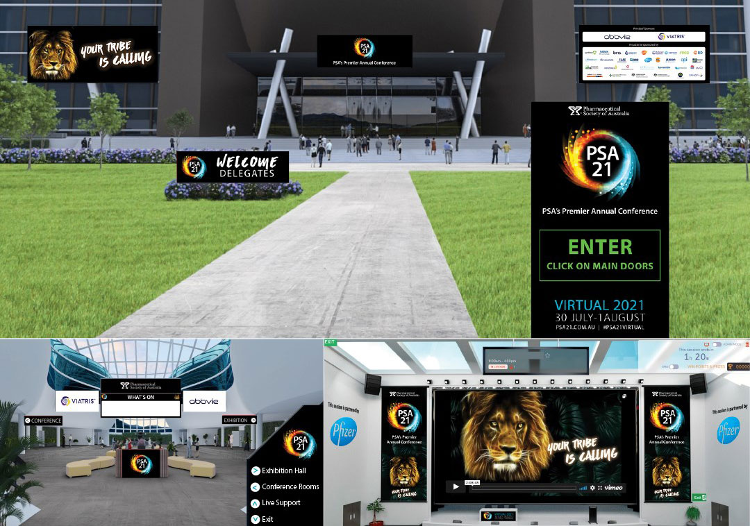 The interactive PSA21 event platform